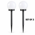 Solar Garden Globe Lights – Set of 2