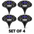Solar Outdoor Buried Lights – Set of 4