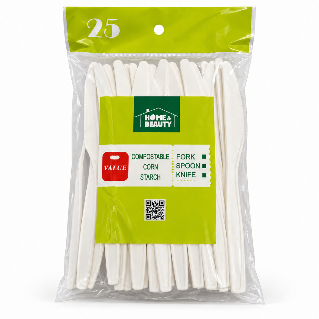Compostable Knives – 25 Pack