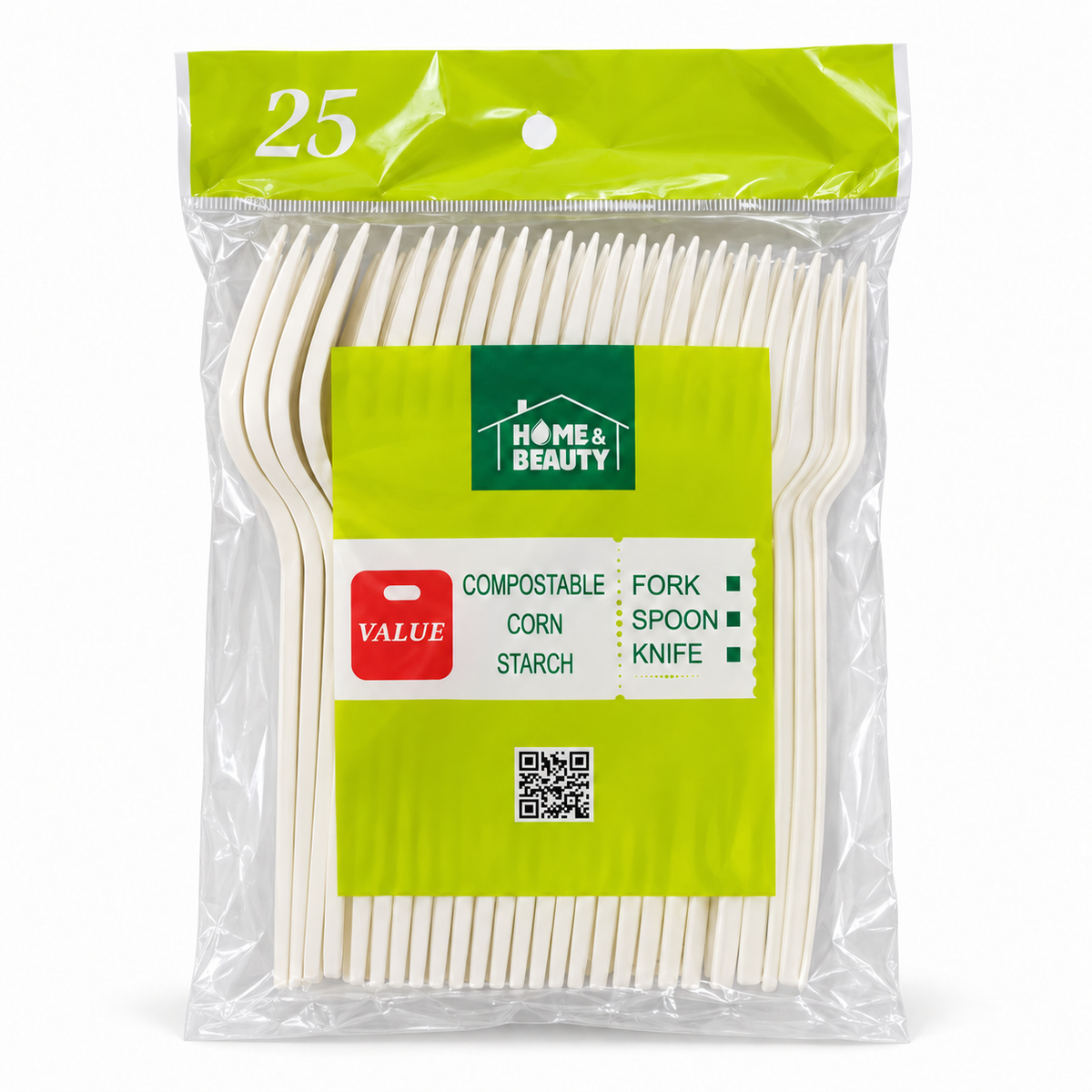 Compostable Forks – 25 Pack
