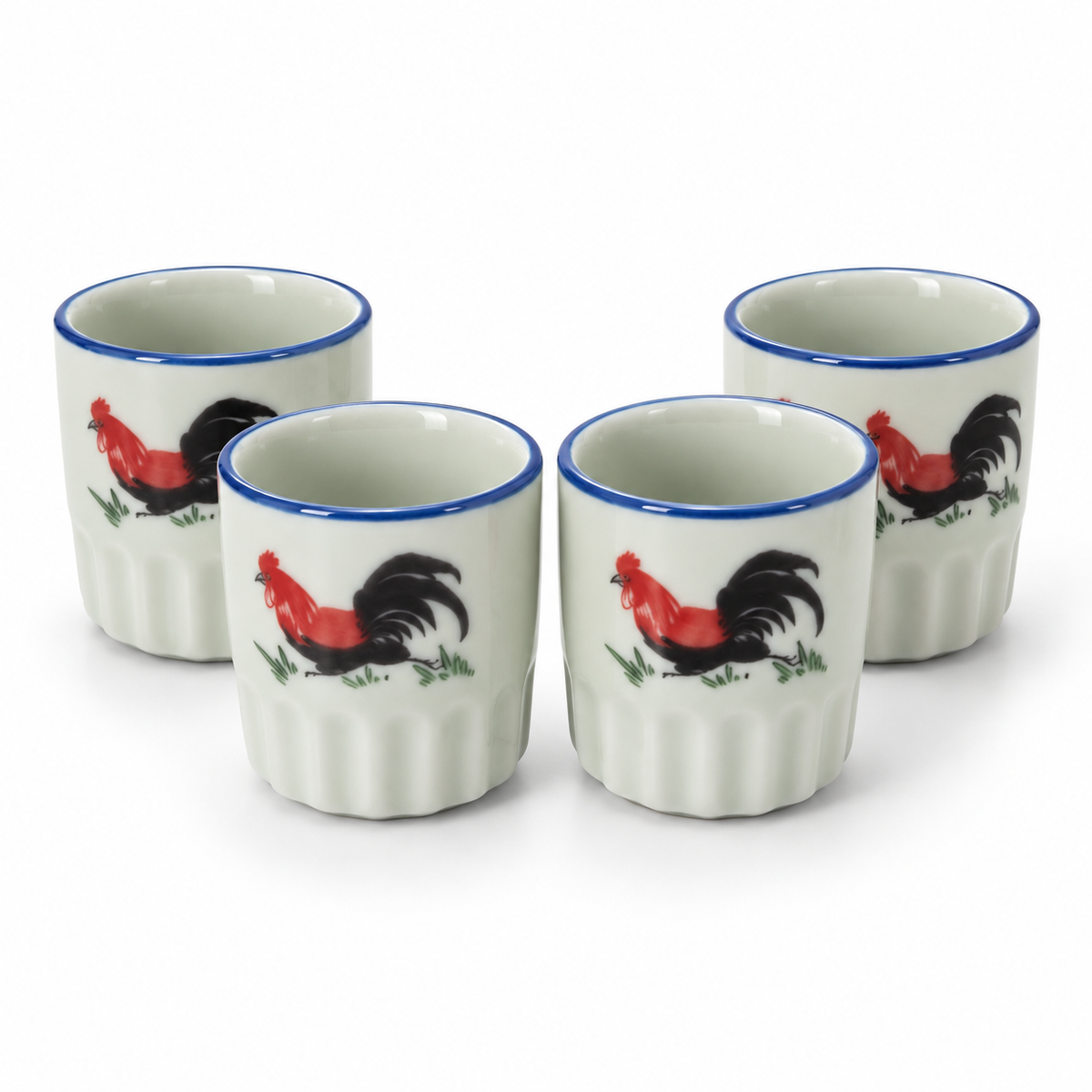 Rooster Banquet Cups – Set of 4