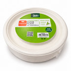 Compostable Paper Plates – 10 Inch, 50 Pack