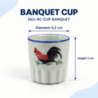 Rooster Banquet Cups – Set of 4