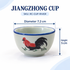 Rooster Jiangzhong Cups – Set of 4