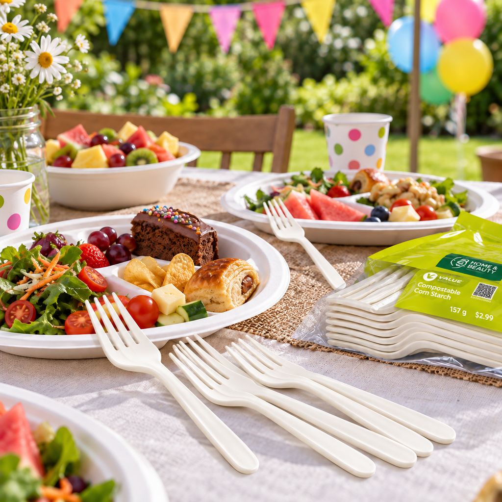 Compostable Forks – 25 Pack