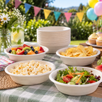 Compostable Paper Bowls – 12 oz, 50 Pack