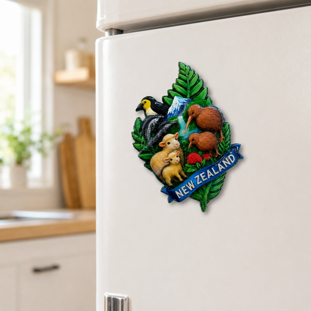 New Zealand Wildlife & Nature Fridge Magnet