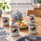 Rooster Banquet Cups – Set of 4
