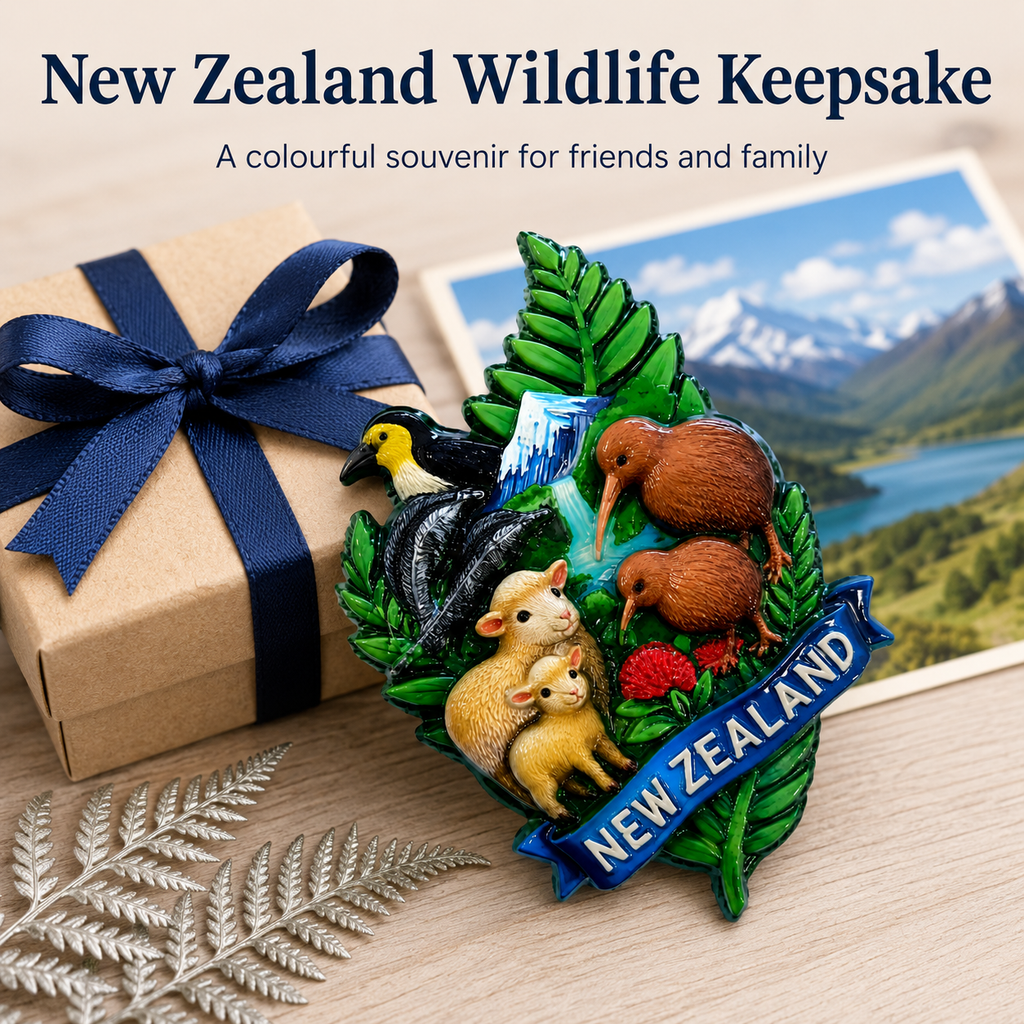 New Zealand Wildlife & Nature Fridge Magnet