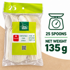 Compostable Spoons – 25 Pack