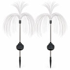 Set of 2 Solar Fiber Optic Garden Lights – 86cm