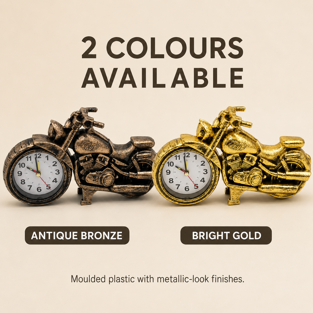 Motorcycle-Shaped Table Alarm Clock – CD267