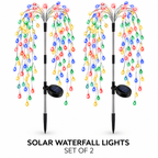 Multicolour Solar Fireworks Lights – Set of 2