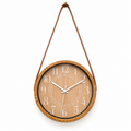 30cm Faux-Wood Belt-Hung Wall Clock – MJ-K301