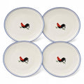 Red Rooster 10-Inch Dinner Plates – Set of 4