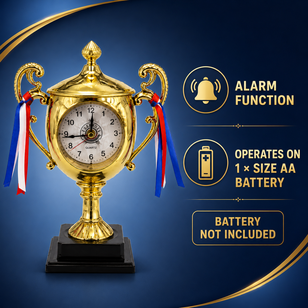 23cm Trophy Cup Alarm Clock – RP012