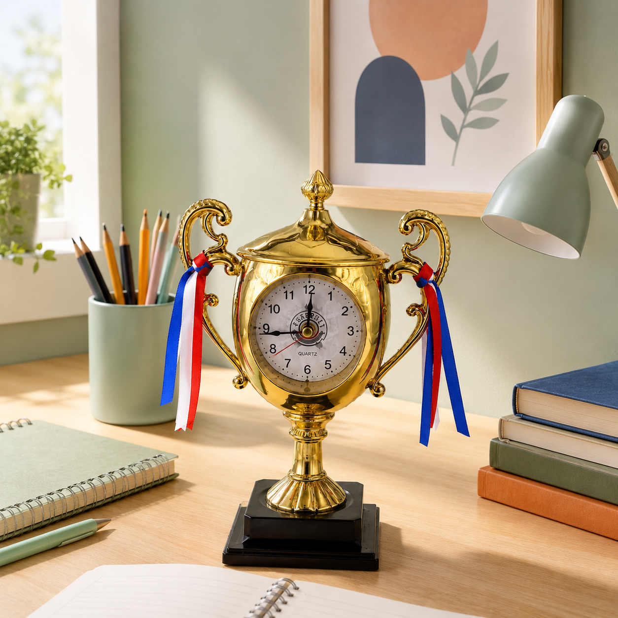 23cm Trophy Cup Alarm Clock – RP012