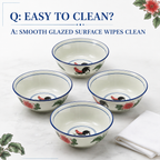 Red Rooster 7-Inch Serving Bowls – Set of 4