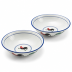 Red Rooster 8.5-Inch Serving Bowls – Set of 2