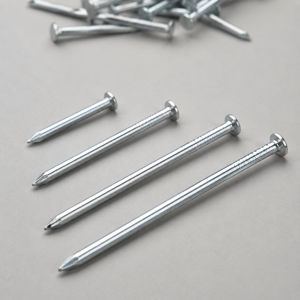 4-Size Assorted Steel Nail Set
