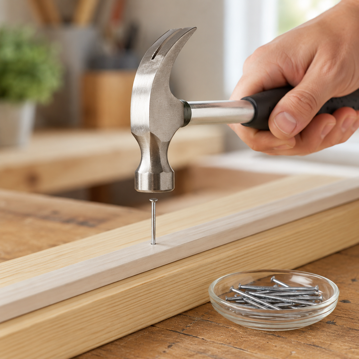 4-Size Assorted Steel Nail Set